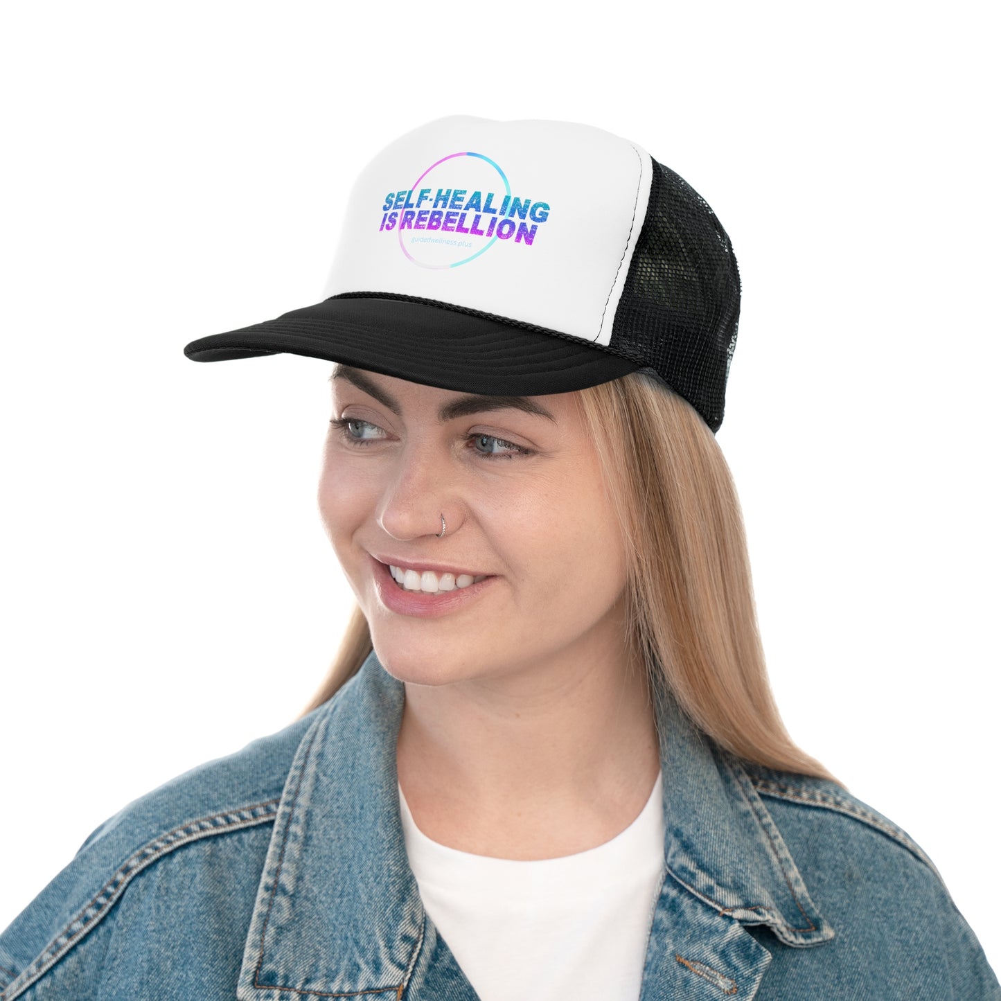 Self-Healing is Rebellion Trucker Cap - Wellness & Empowerment Hat