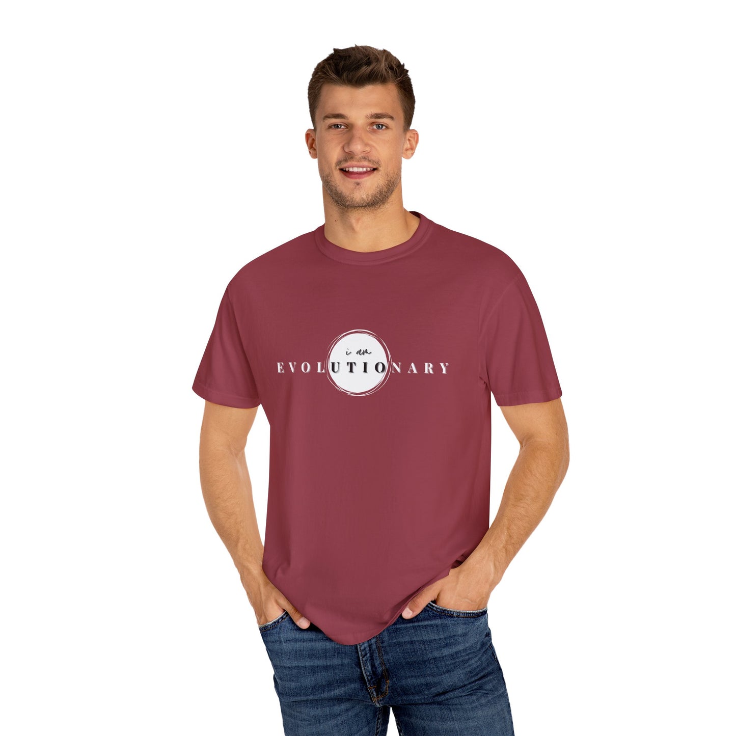 Unisex Garment-Dyed T-shirt - Evolutionary Vibes Tee for Every Day