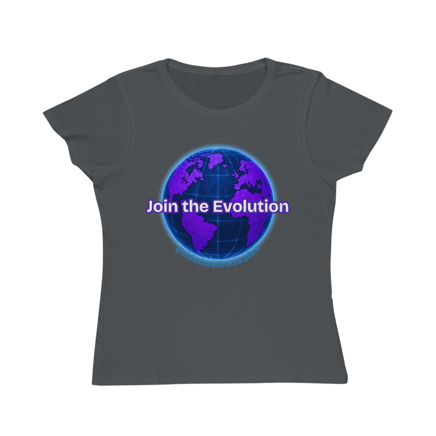 Eco-Friendly Women's Classic T-Shirt - 'Join the Evolution' Graphic Tee
