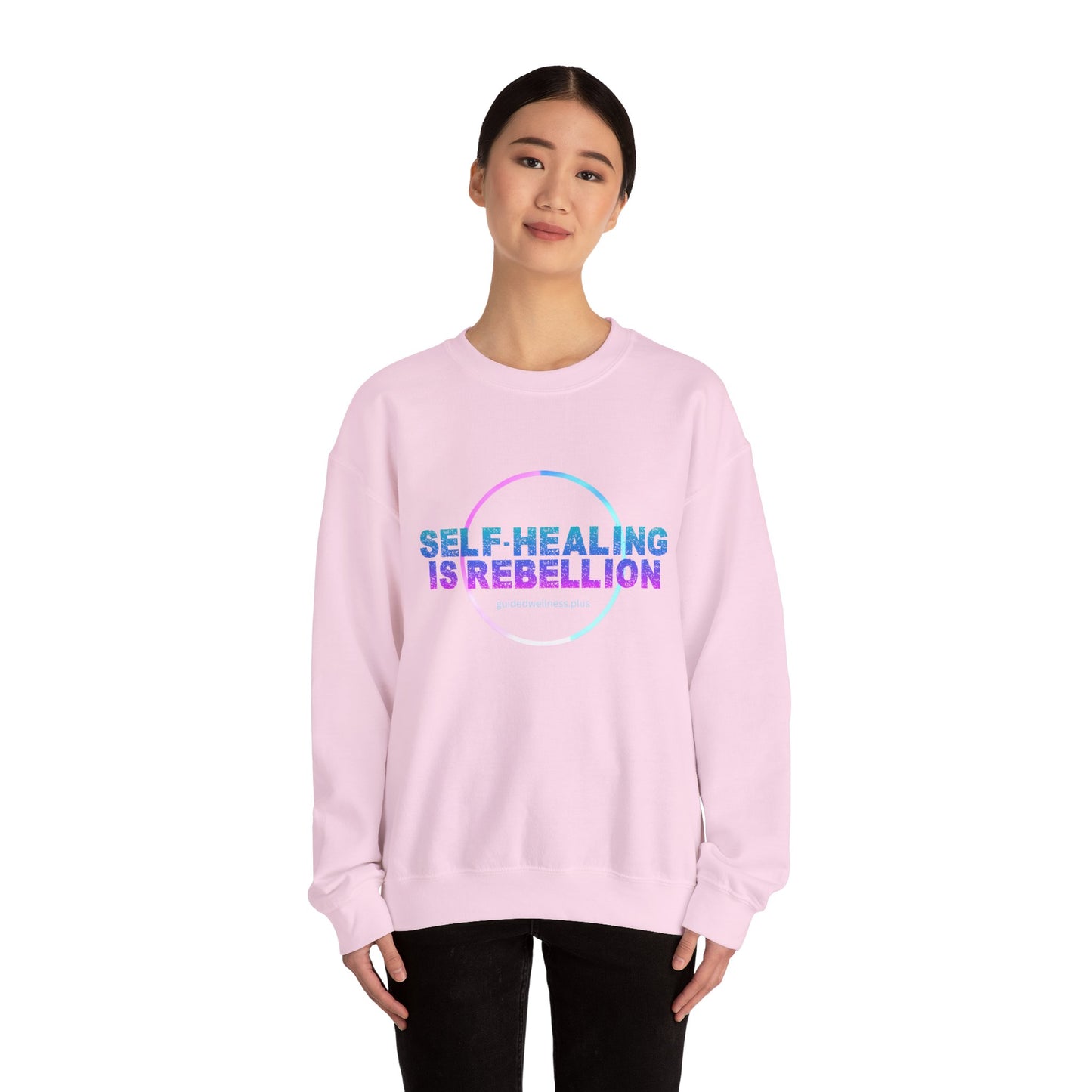 Self-Healing Is Rebellion Sweatshirt - Unisex Heavy Blend Crewneck