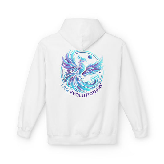 I Am Evolutionary Unisex Softstyle Fleece Hoodie - Cozy & Inspirational