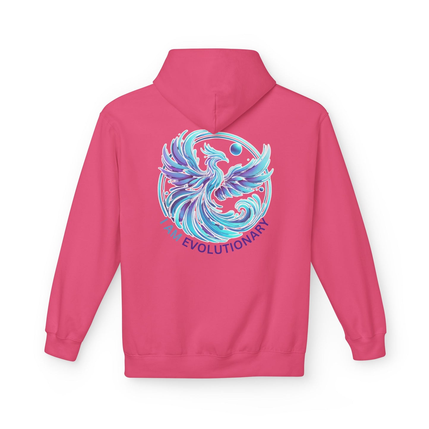 I Am Evolutionary Unisex Softstyle Fleece Hoodie - Cozy & Inspirational