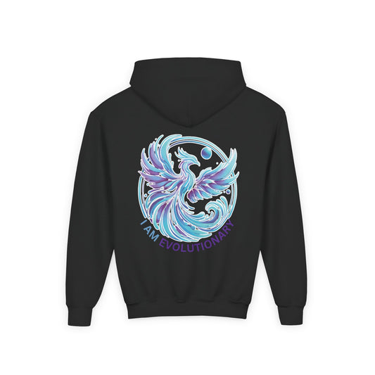 Youth Hooded Sweatshirt - I Am Evolutionary Design, Trendy & Inspirational