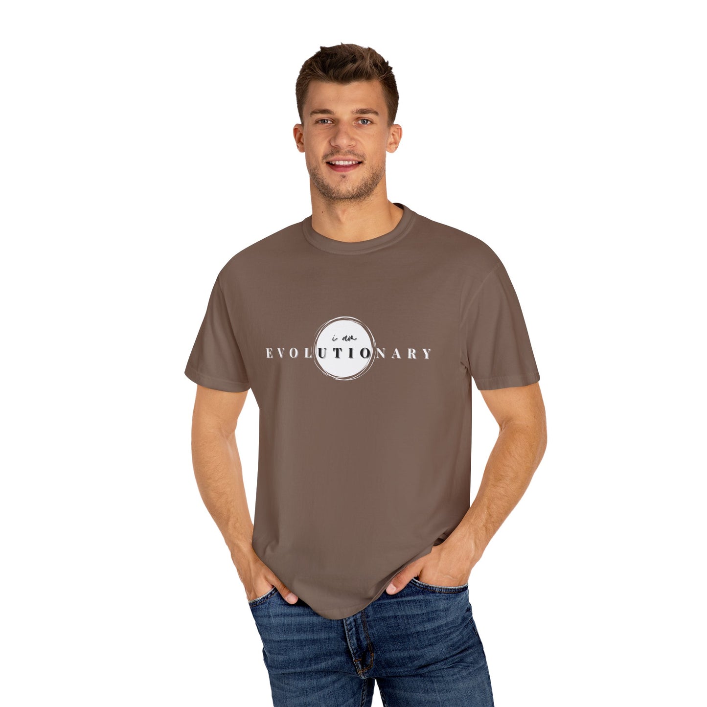 Unisex Garment-Dyed T-shirt - Evolutionary Vibes Tee for Every Day
