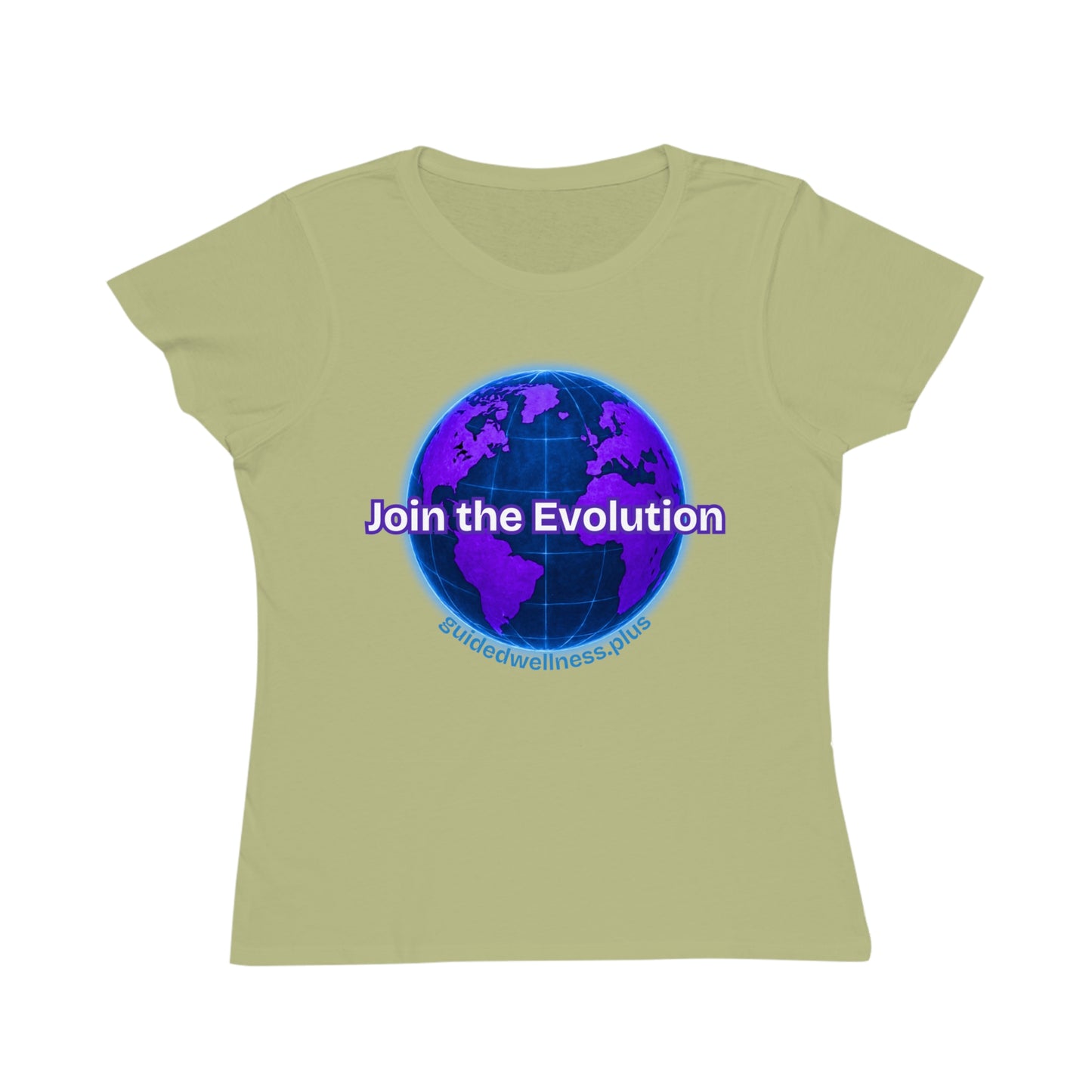 Eco-Friendly Women's Classic T-Shirt - 'Join the Evolution' Graphic Tee