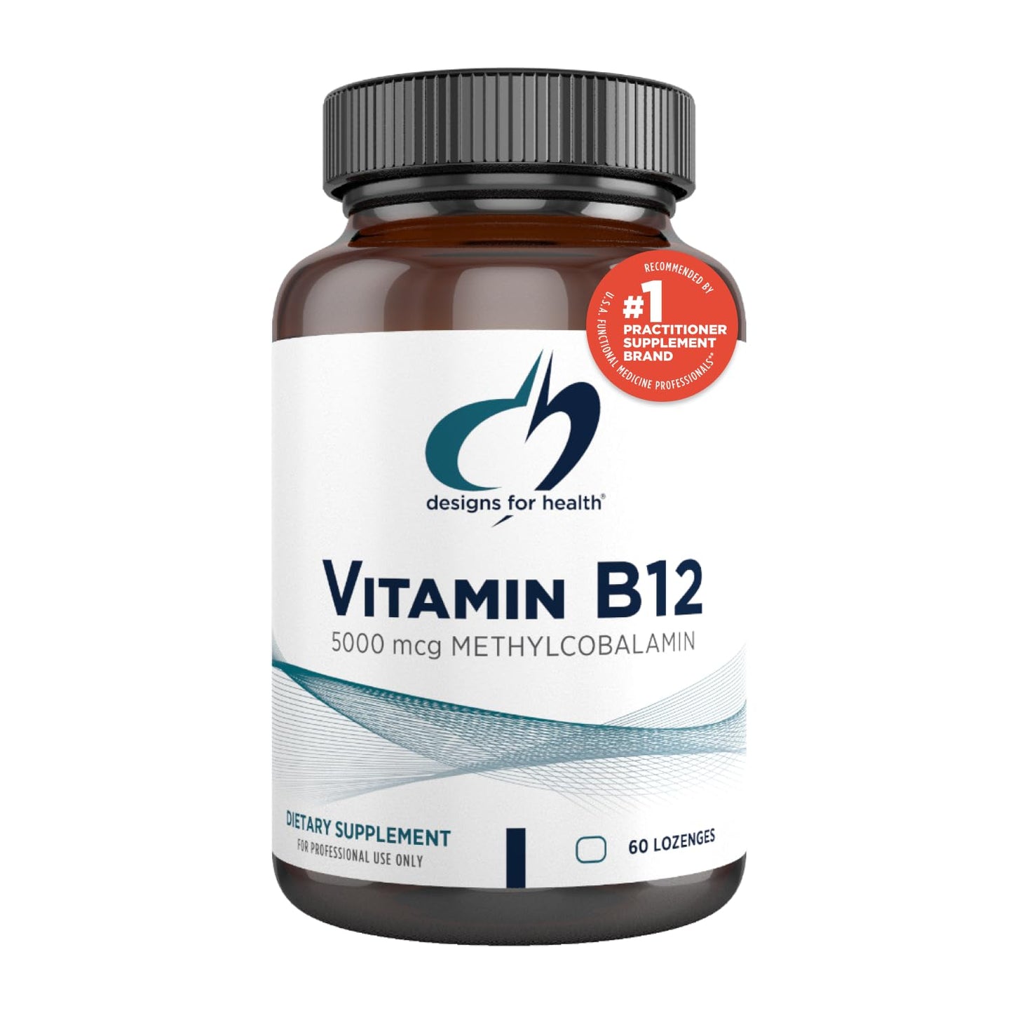 Designs for Health Vitamin B12 Lozenges - B12 Vitamins 5000 mcg Methylcobalamin - Vitamin B12 Supplements - Vegan + Non GMO, Natural Berry Flavor (60 Quick Dissolve Lozenges)