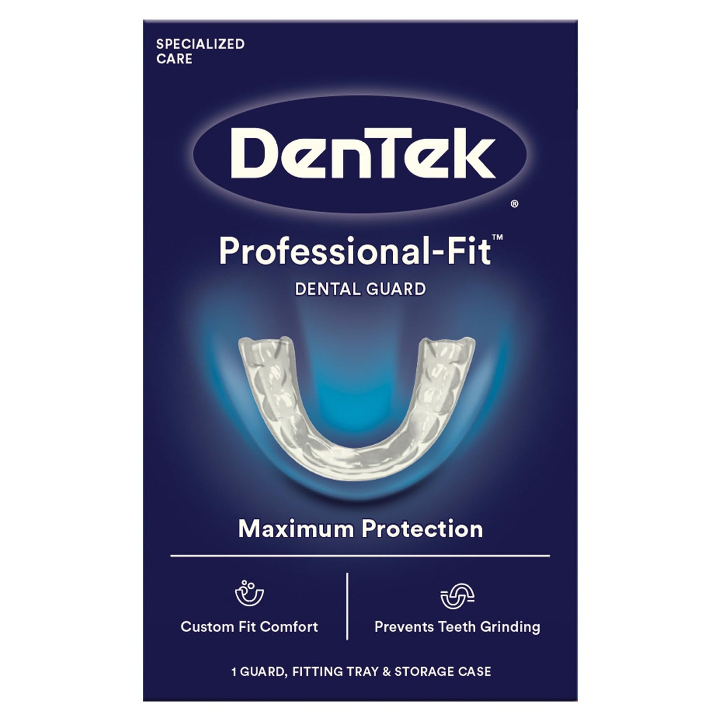 DenTek Mouth Guard for Nighttime Teeth Grinding, Professional-Fit Dental Guard, 1 Count