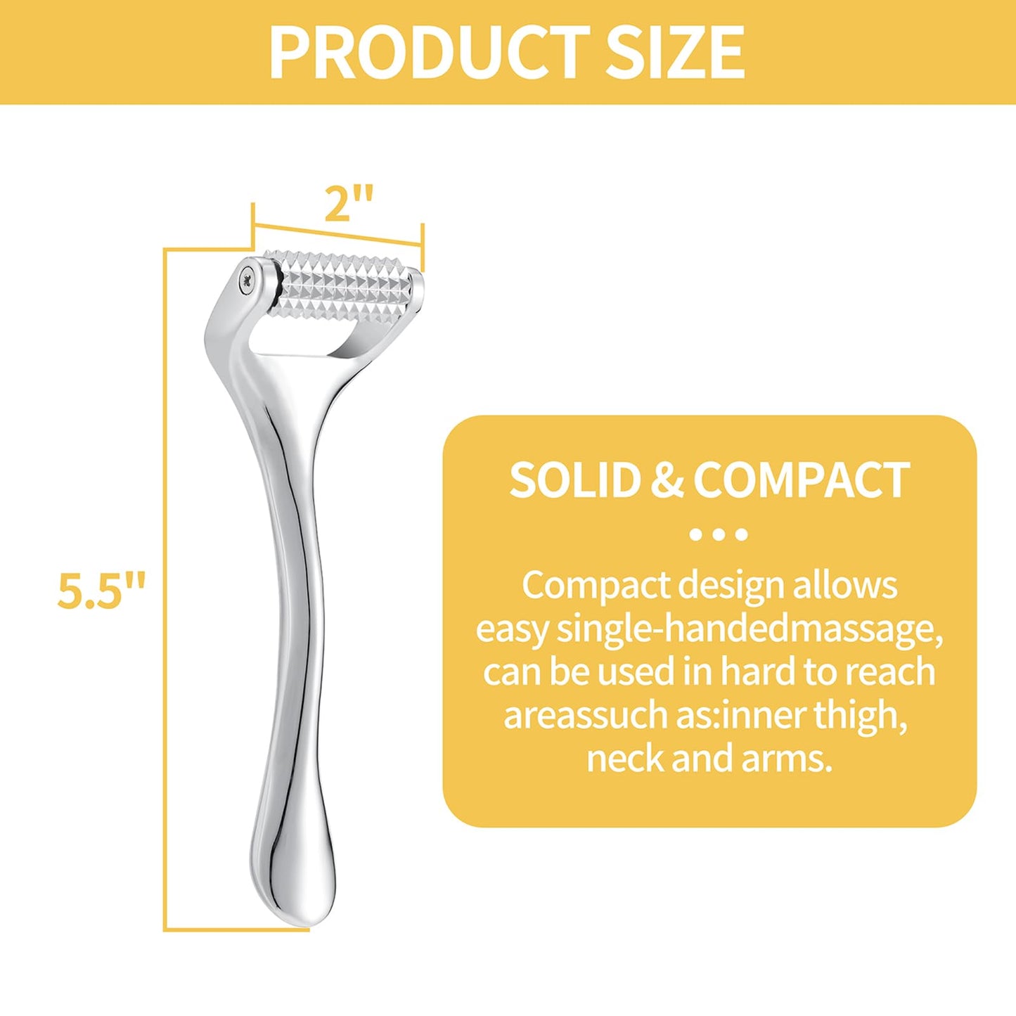 Running man Acupressure Roller,Acupuncture Roller for Muscle Pain Relief, Massage Roller-Deep Tissue Massage Tool for Face,Hand, Foot, and Neck