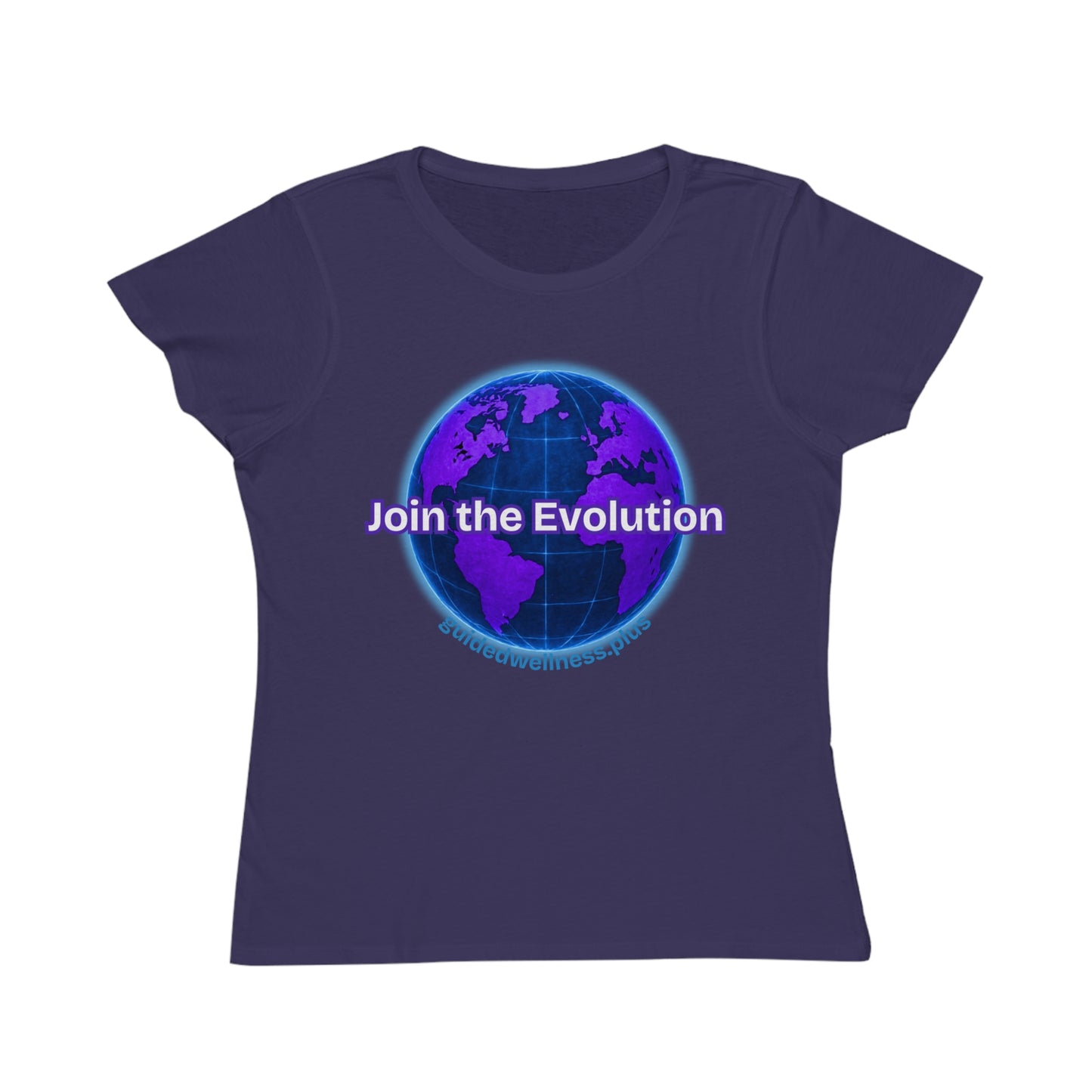 Eco-Friendly Women's Classic T-Shirt - 'Join the Evolution' Graphic Tee