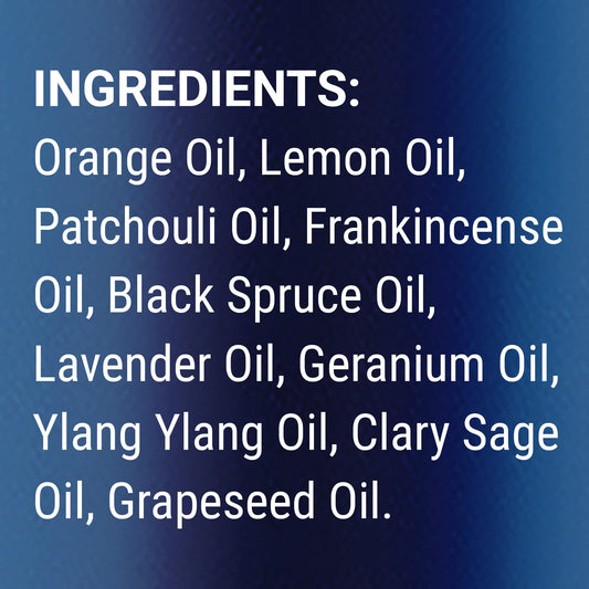 Stress Relief Essential Oil Roll-On Blend 10 ml - Natural Stress Relief with Lavender, Geranium & Frankincense Oils Roller - Pure & Calming Aromatherapy - Nexon Botanics