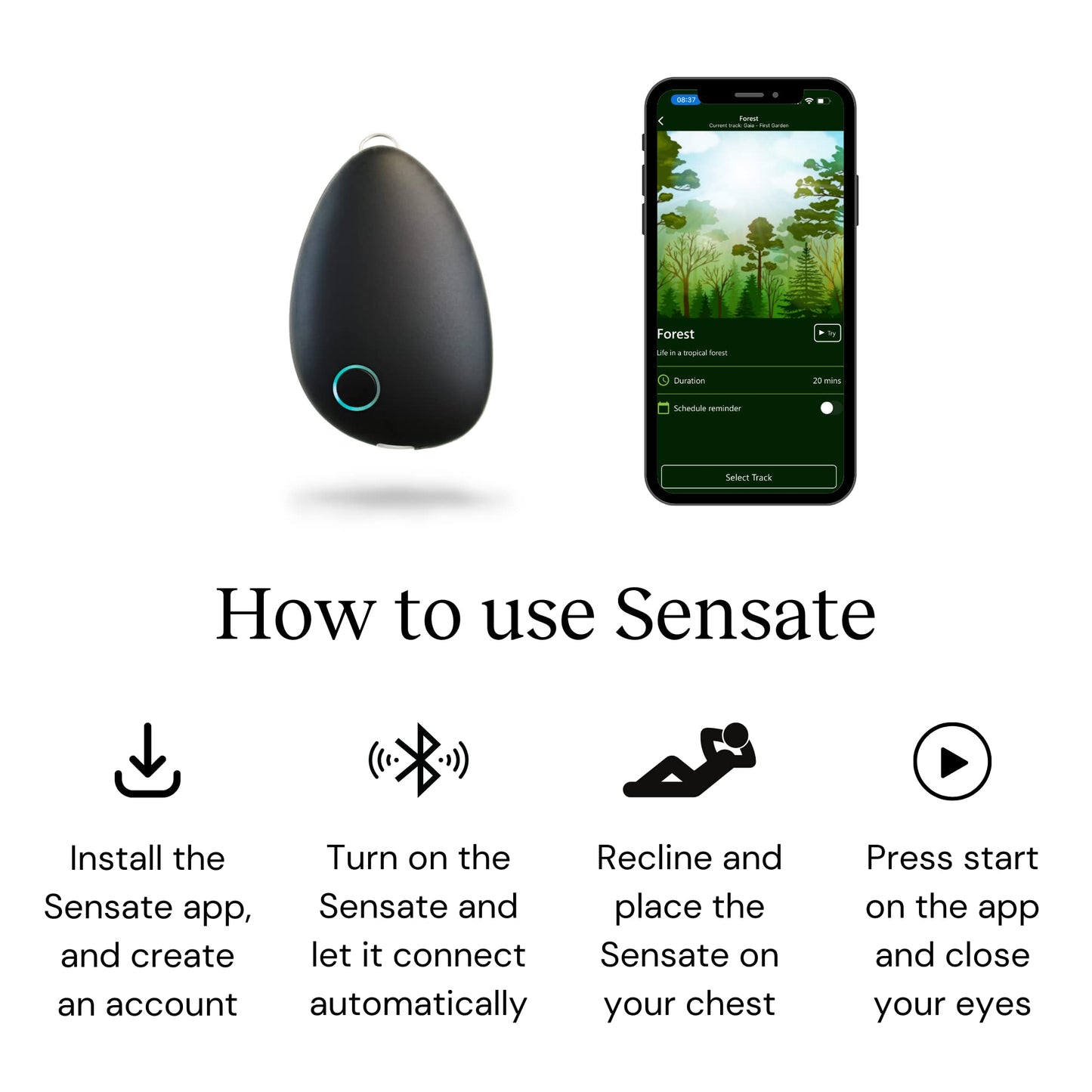 Sensate Relaxation Device - for Immediate Calm and Long Term Stress Resilience - with Patented Infrasonic Resonance Technology