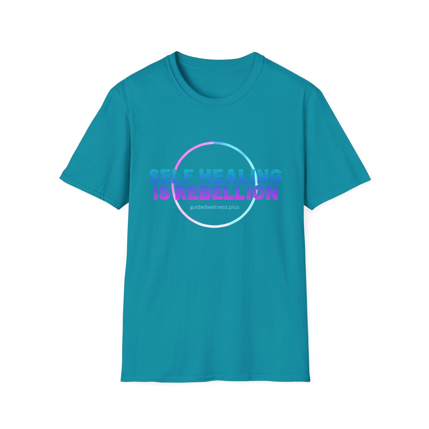 Self-Healing is Rebellion Unisex Softstyle T-Shirt - Positive Vibe Tee