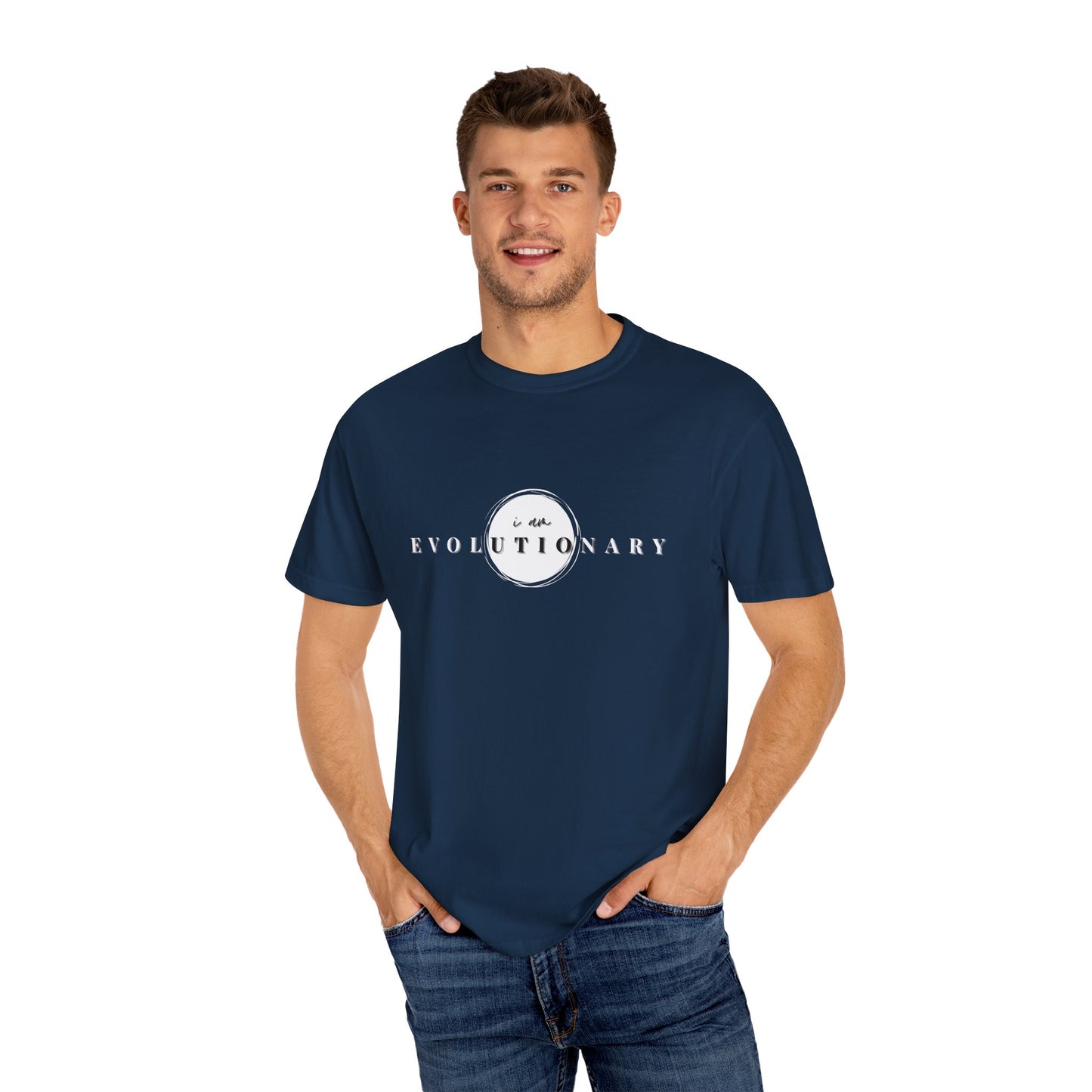 Unisex Garment-Dyed T-shirt - Evolutionary Vibes Tee for Every Day