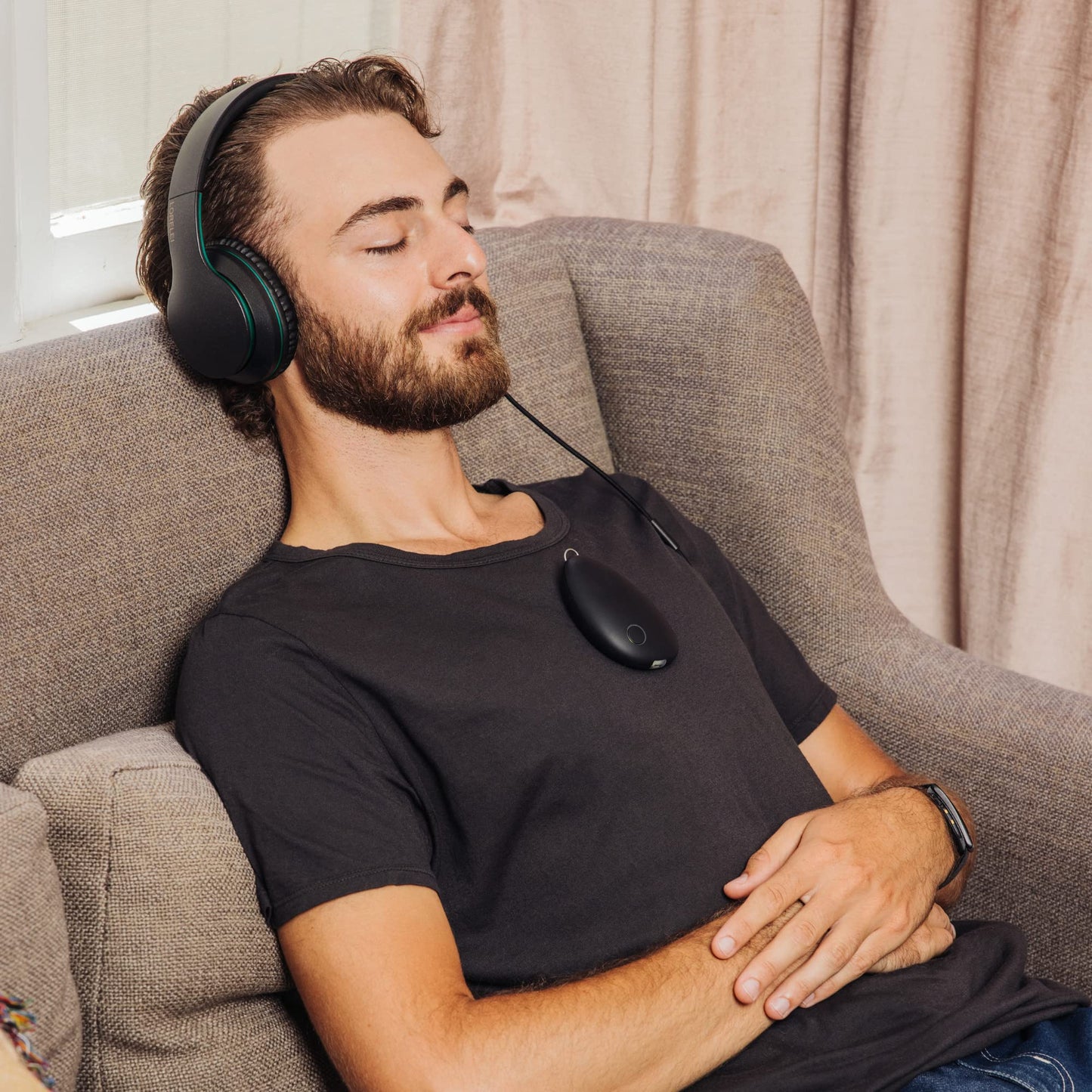 Sensate Relaxation Device - for Immediate Calm and Long Term Stress Resilience - with Patented Infrasonic Resonance Technology