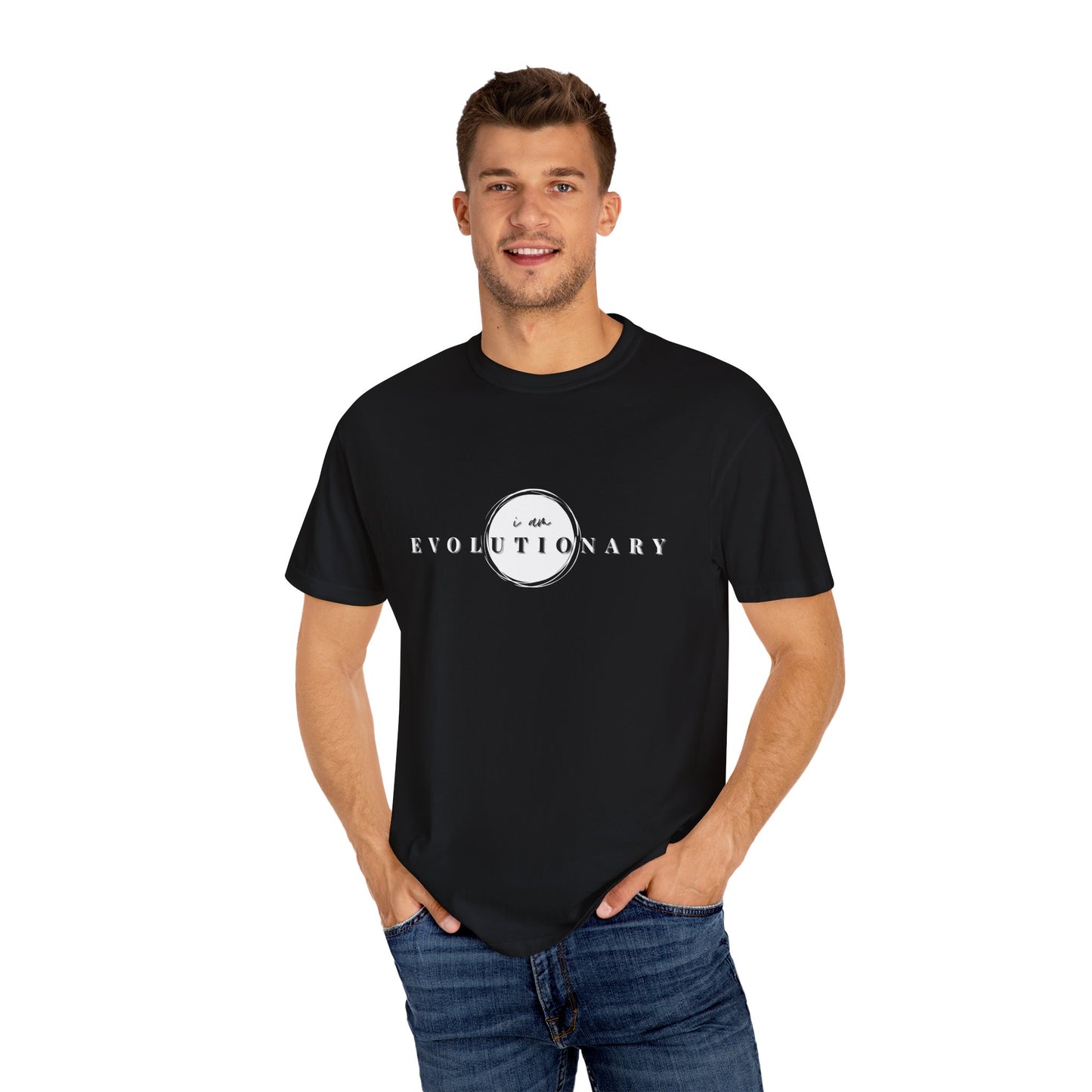 Unisex Garment-Dyed T-shirt - Evolutionary Vibes Tee for Every Day