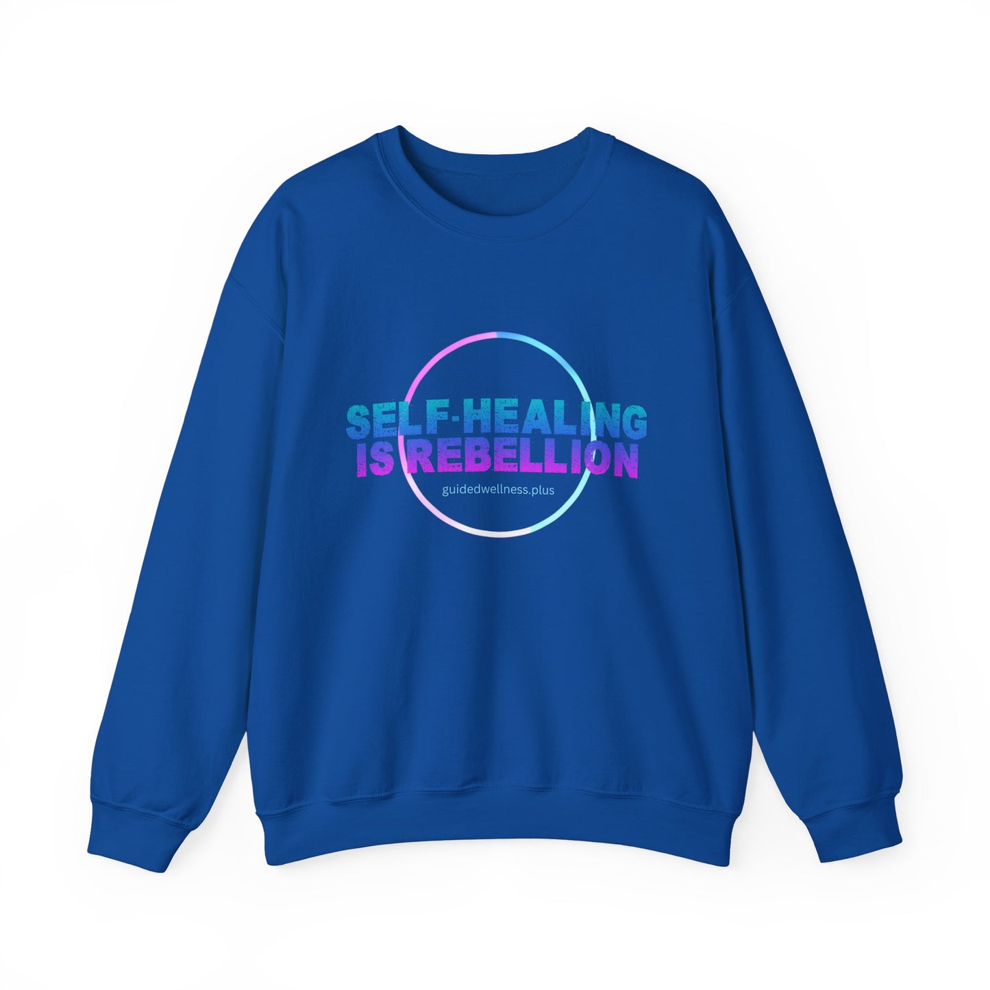 Self-Healing Is Rebellion Sweatshirt - Unisex Heavy Blend Crewneck