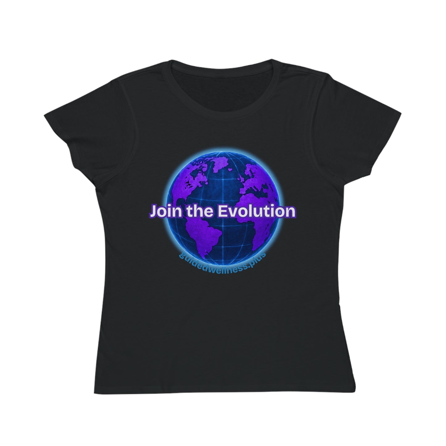 Eco-Friendly Women's Classic T-Shirt - 'Join the Evolution' Graphic Tee