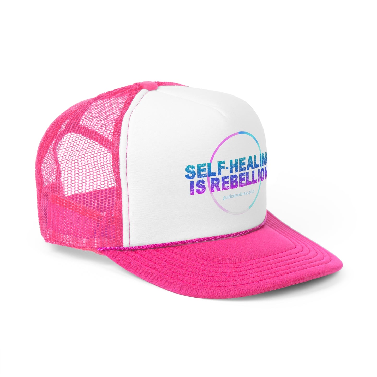 Self-Healing is Rebellion Trucker Cap - Wellness & Empowerment Hat