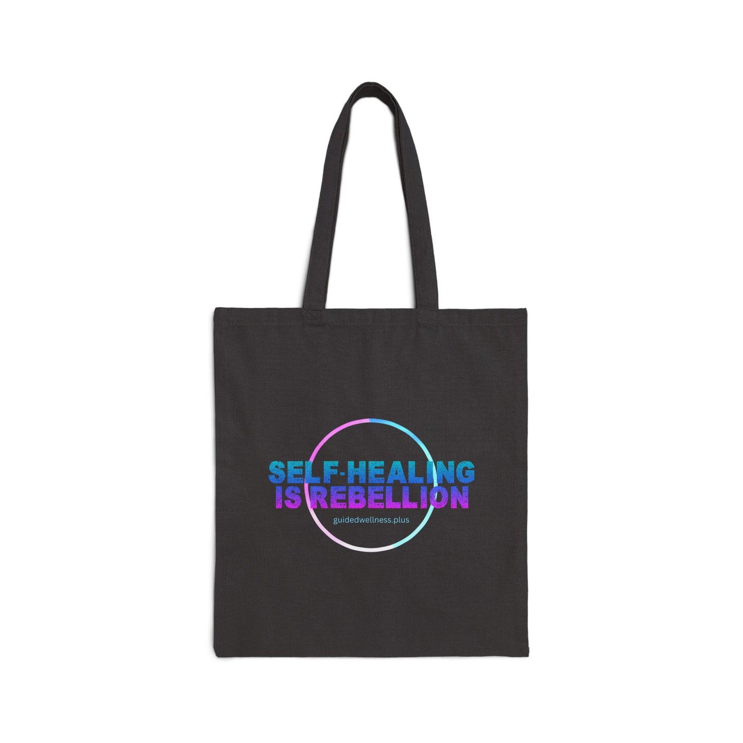 Self-Healing is Rebellion Cotton Canvas Tote Bag