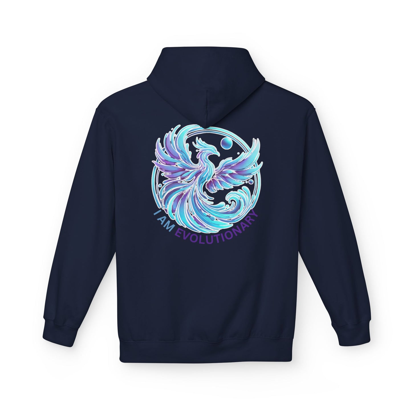 I Am Evolutionary Unisex Softstyle Fleece Hoodie - Cozy & Inspirational