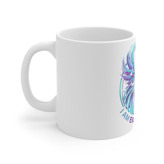 Inspirational Self-Healing Mug, Motivational Coffee Cup, Gift for Wellness Journeys, Mindfulness Enthusiasts, Self-Care