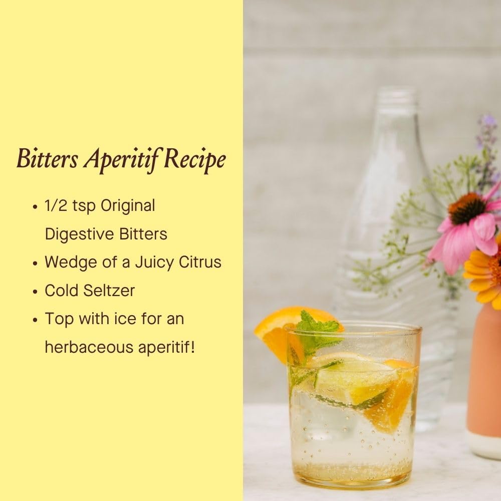 Urban Moonshine Original Bitters - Certified Organic - Bloating Relief - Supports Liver Function & Appetite Regulation - Gentle Detox - Digestive Bitters - Gluten Free Herbal Supplement - 2 Fl Oz