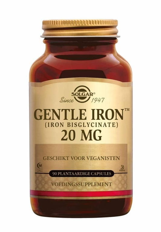 Solgar Gentle Iron - Ideal for Sensitive StomachsRed Blood Cell Supplement, , Non Constipating & GMO, Vegan, Gluten & Dairy Free, Kosher - 180 Servings, Unflavored, 180 Count