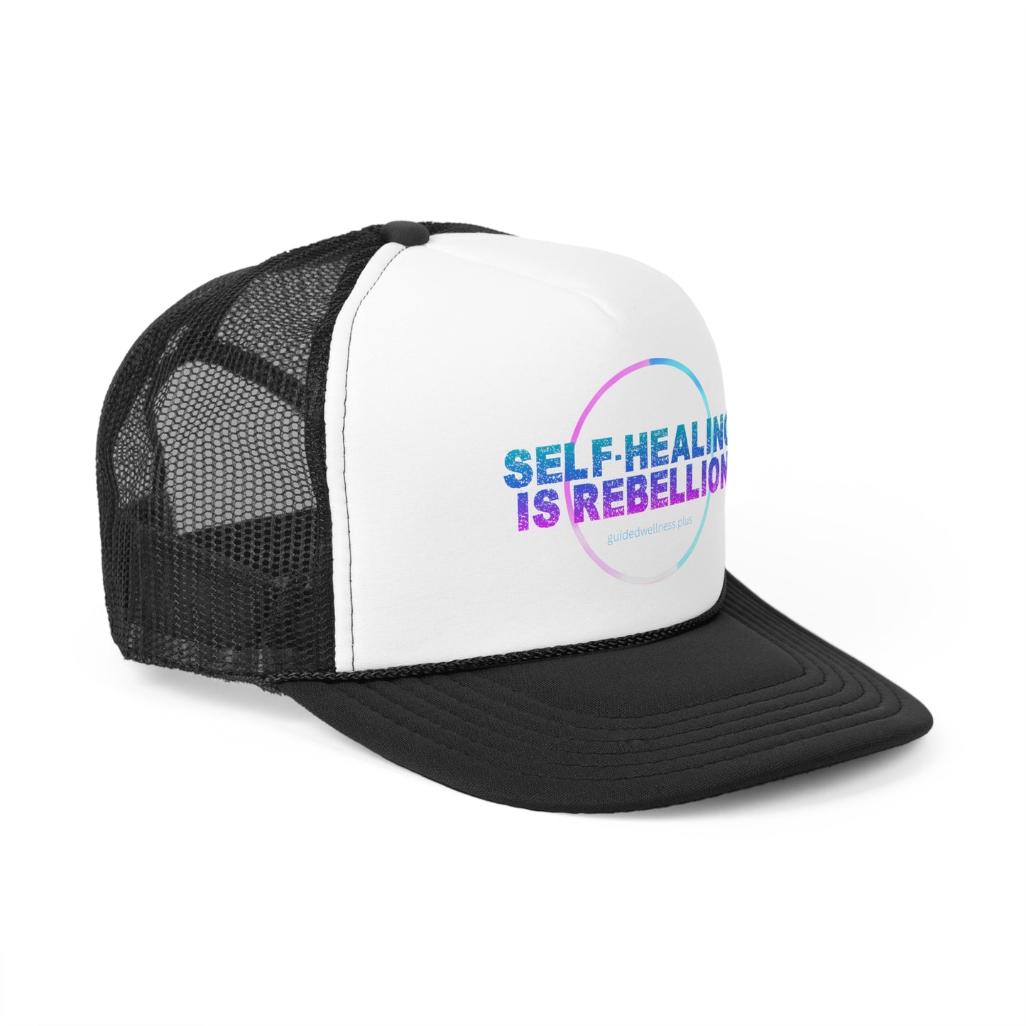 Self-Healing is Rebellion Trucker Cap - Wellness & Empowerment Hat