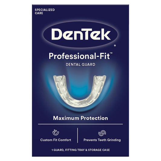 DenTek Mouth Guard for Nighttime Teeth Grinding, Professional-Fit Dental Guard, 1 Count