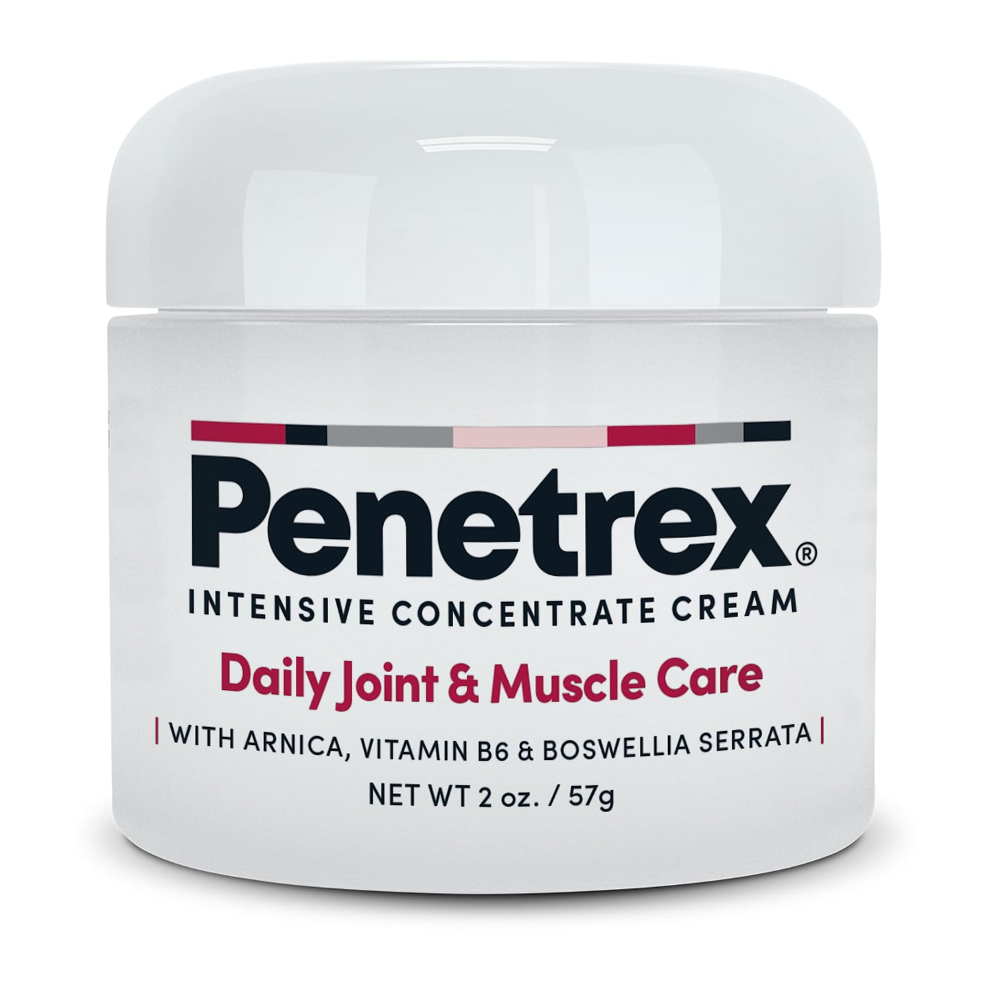 Penetrex Joint & Muscle Therapy - Soothing Comfort for Back, Neck, Hands, Feet - Premium Whole Body Rub with Arnica, Vitamin B6 MSM & Boswellia - Non-Greasy 2oz Cream