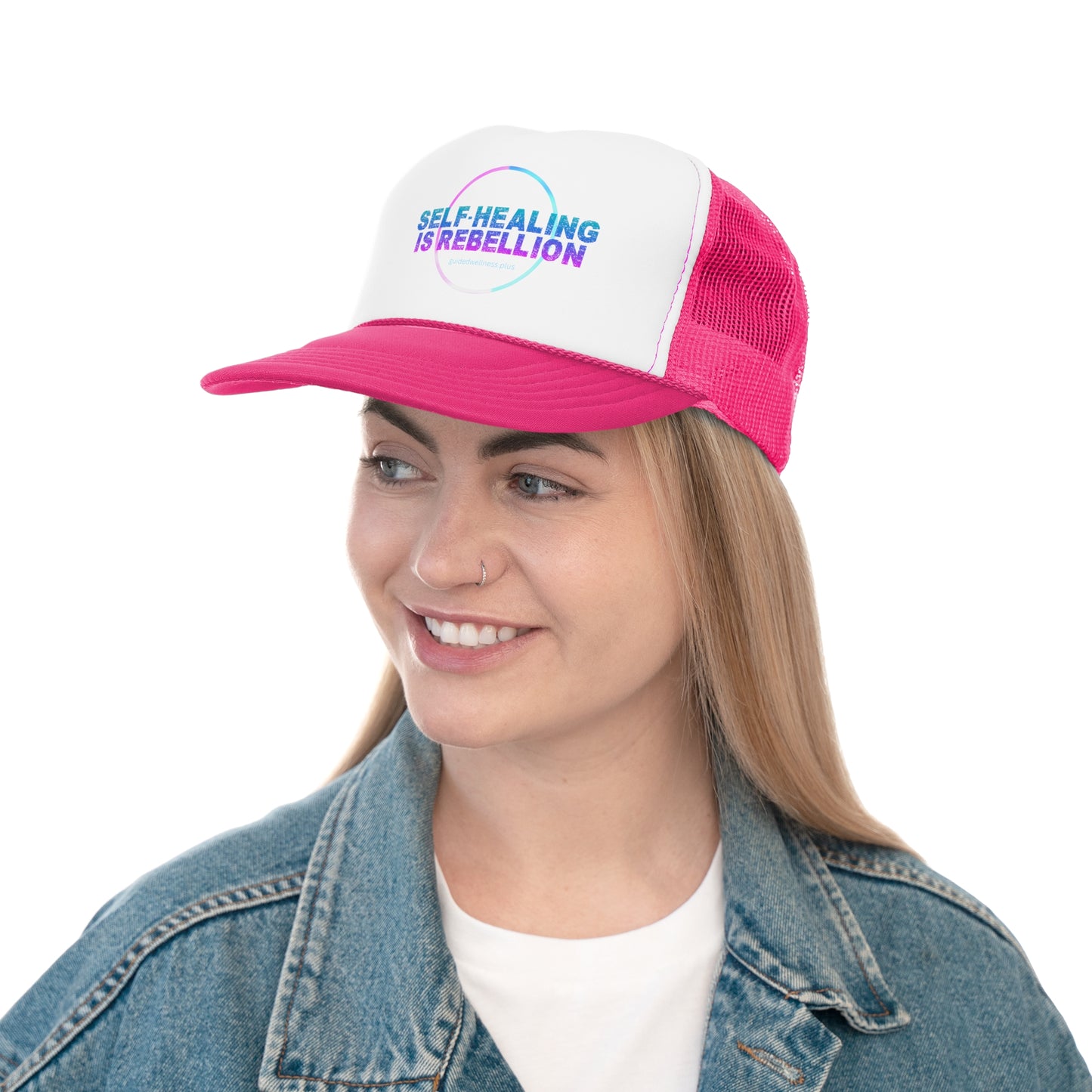 Self-Healing is Rebellion Trucker Cap - Wellness & Empowerment Hat