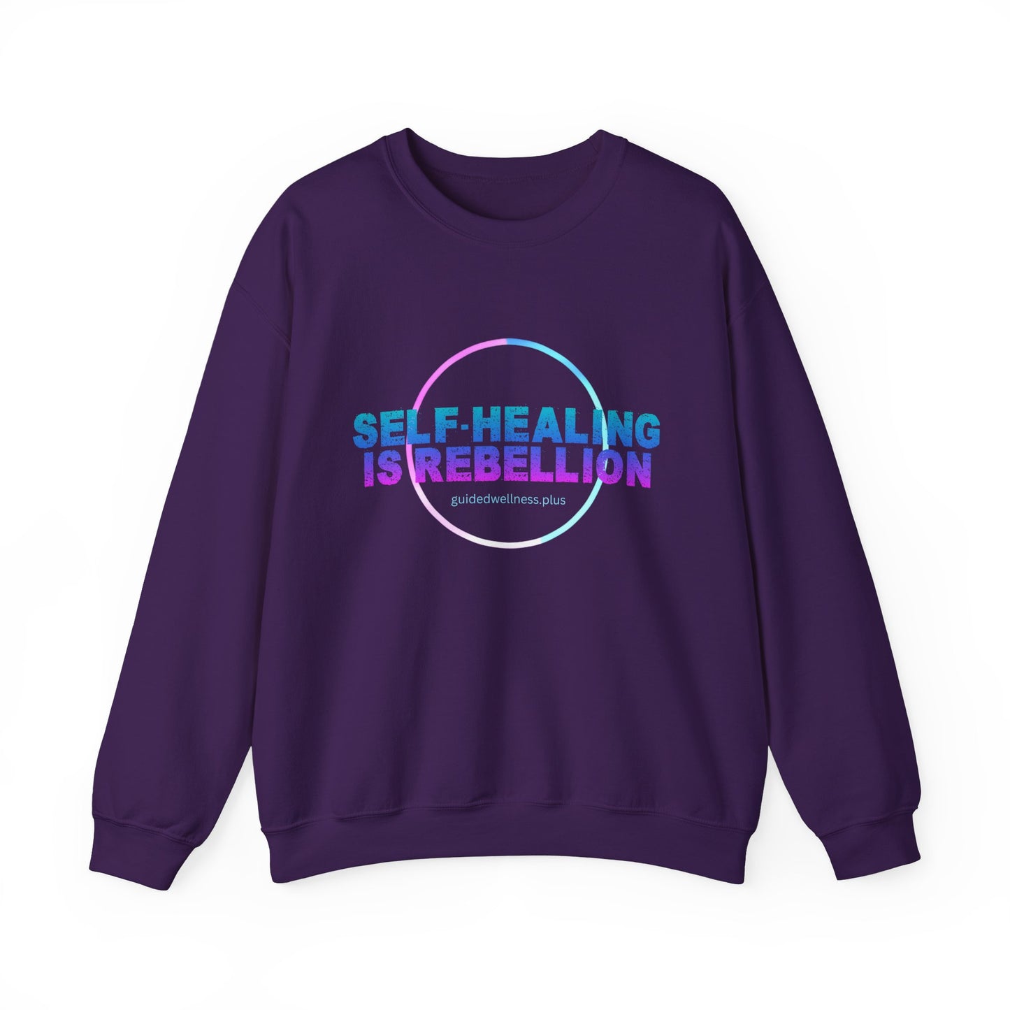Self-Healing Is Rebellion Sweatshirt - Unisex Heavy Blend Crewneck