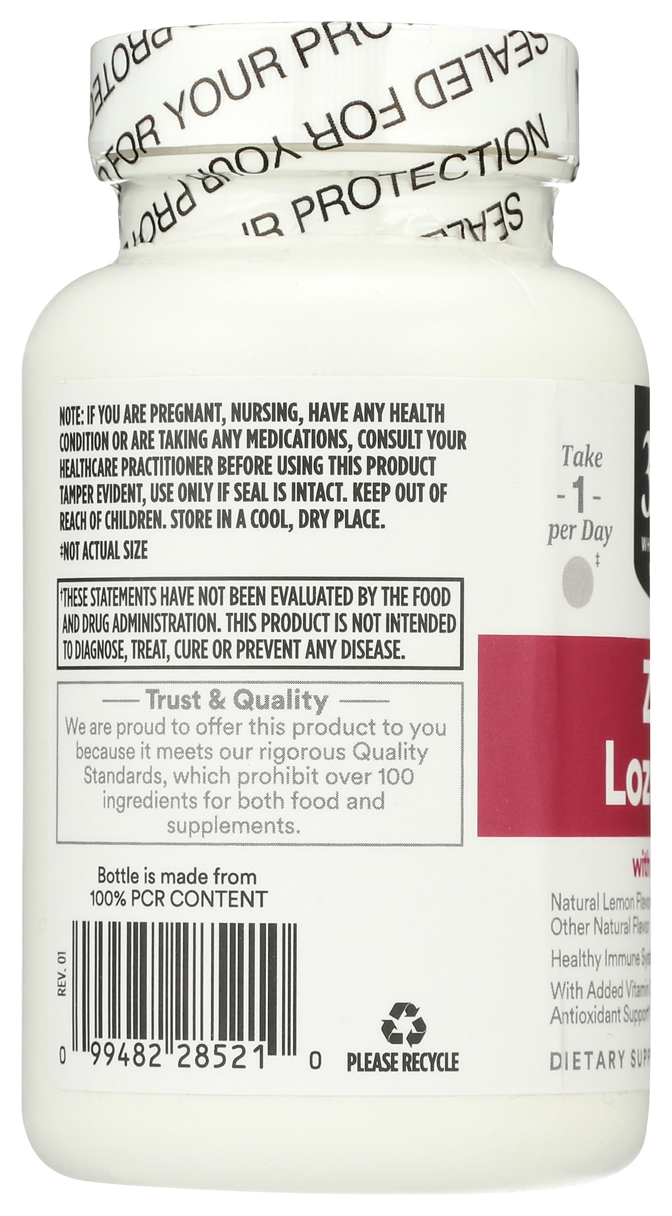 365 by Whole Foods Market, Zinc & Vitamin C Lozenges, 90 Count