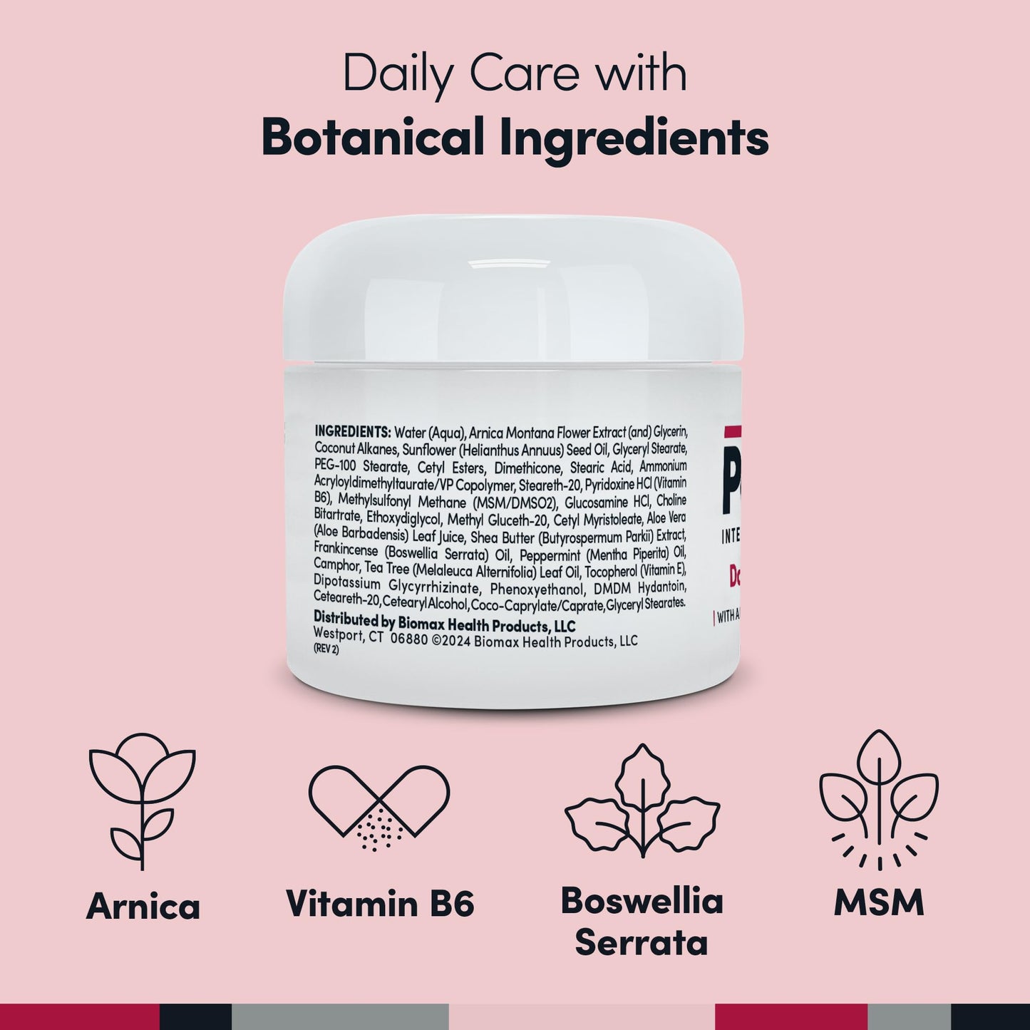 Penetrex Joint & Muscle Therapy - Soothing Comfort for Back, Neck, Hands, Feet - Premium Whole Body Rub with Arnica, Vitamin B6 MSM & Boswellia - Non-Greasy 2oz Cream