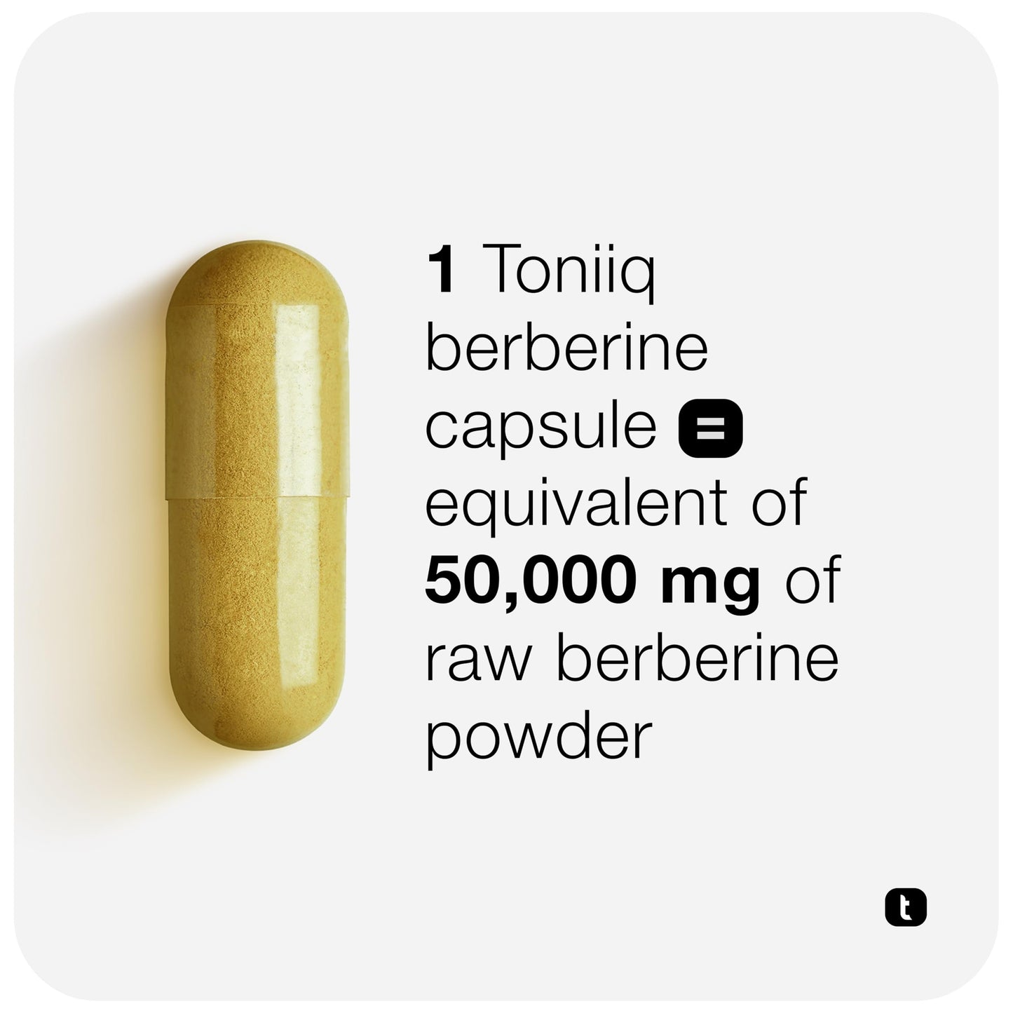 Toniiq Ultra High Strength Berberine HCl 500mg from The Himalayas - Berberine Supplement - 97% Tested Purity Extract - Wild Harvested - Concentrated Berberine 500mg Supplements -90 Veggie Capsules