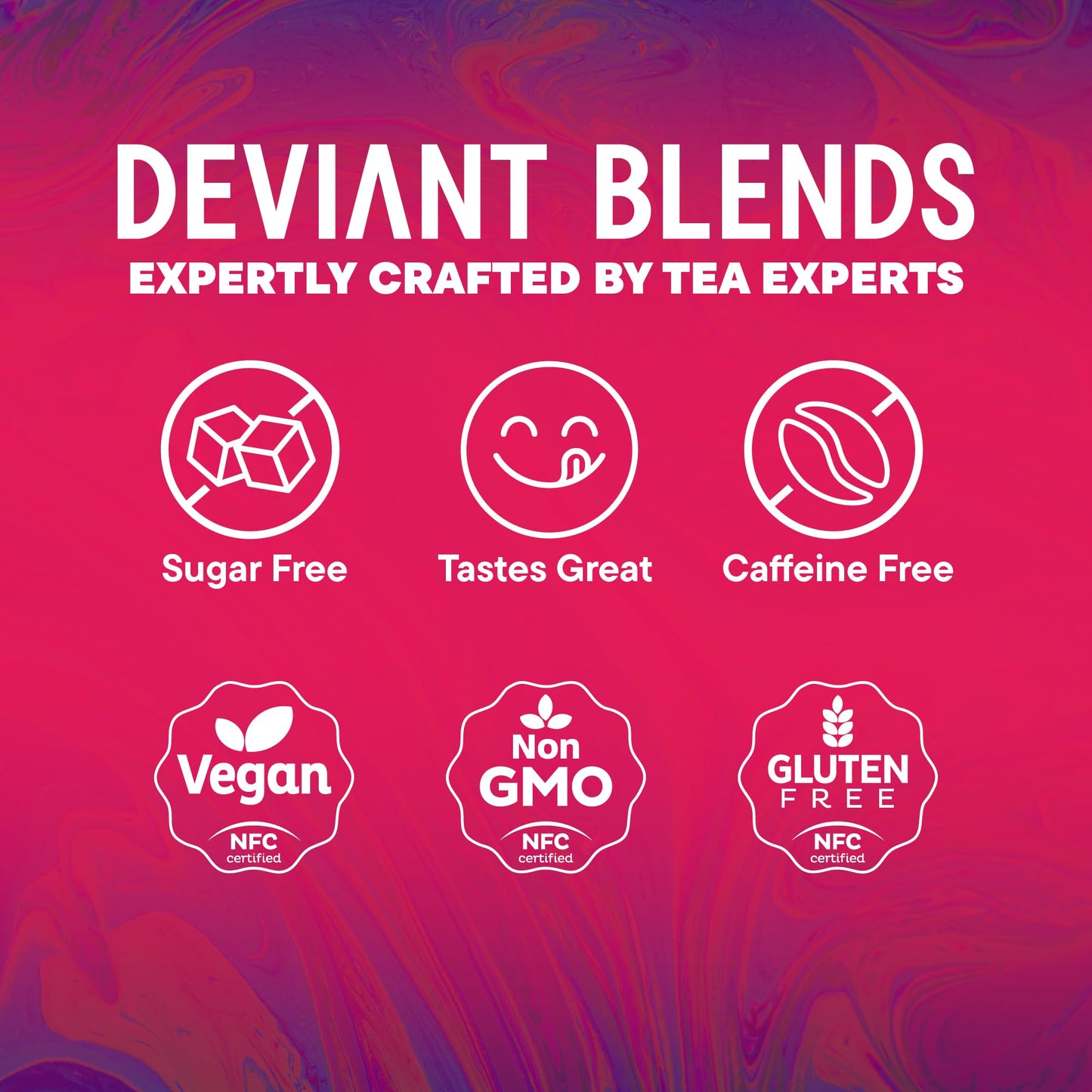 Deviant Blends Libido Booster for Women – Sugar Free & Gluten Free with Horny Goat Weed, Fenugreek, Butterfly Pea Flower, and Hibiscus – Fast-Acting Aphrodisiac Tea Libido Booster for Women & Men