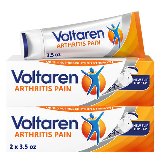 Voltaren Arthritis Pain Gel for Powerful Topical Arthritis Pain Relief with Diclofenac - NEW Easy Open Cap - 100 g x 2