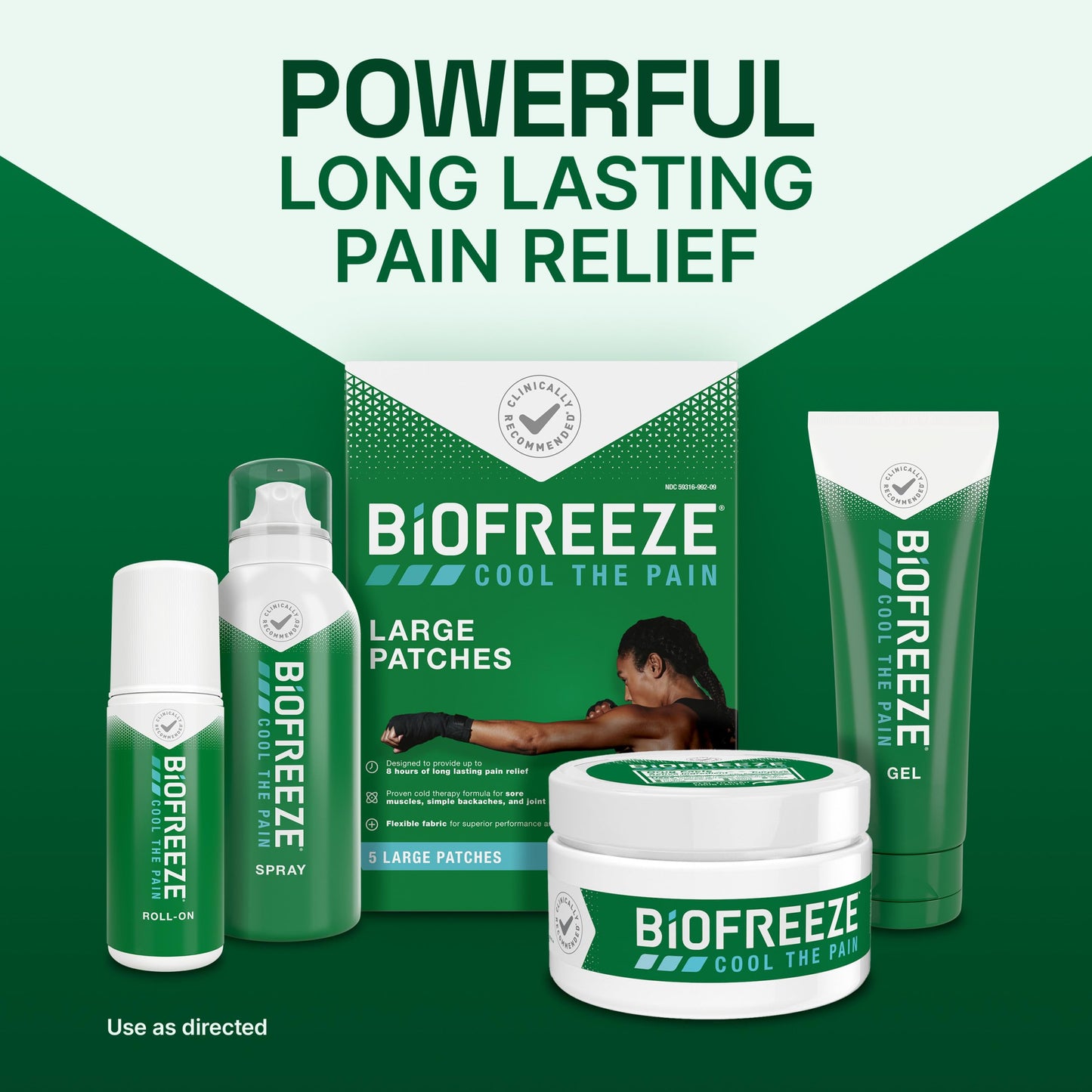 Biofreeze Menthol Pain Relieving Cream 3 OZ Jar for Pain Relief Associated with Sore Muscles, Arthritis, Simple Backaches, Strains, Bruises, Sprains and Joint Pain (Packaging May Vary)