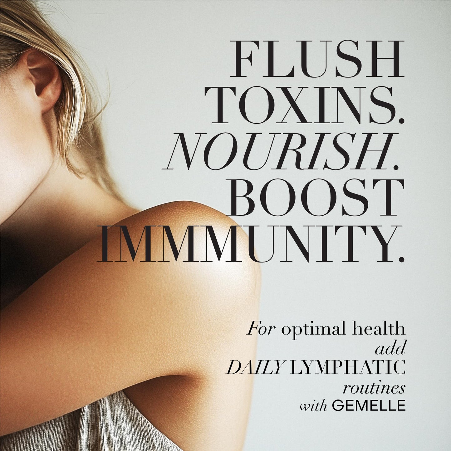 GEMELLE Lymphatic Breast Massage Oil | 2024 Product of The Year | Lymphatic Circulation, Beauty, Wellness | Honeybush & Helichrysum | Paraben-Free, Clean Beauty, Luxury Natural Skin Care 30ml