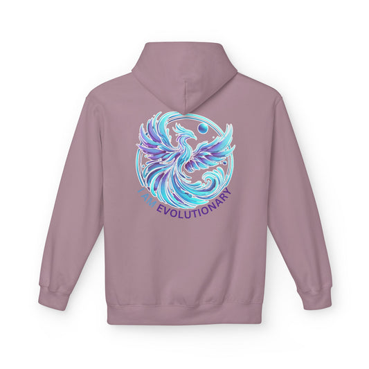 I Am Evolutionary Unisex Softstyle Fleece Hoodie - Cozy & Inspirational