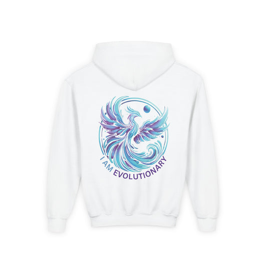Youth Hooded Sweatshirt - I Am Evolutionary Design, Trendy & Inspirational